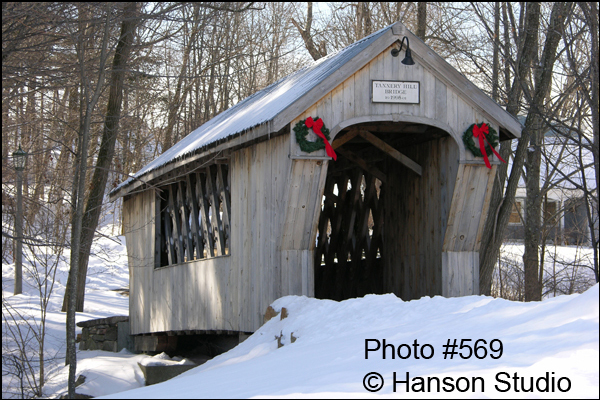 Gilford, NH - Tannery Hill Bridge - Winter